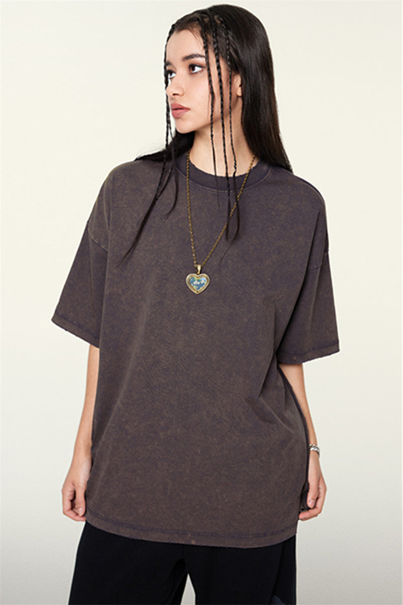 230GSM Distressed Washed Coolness Tee