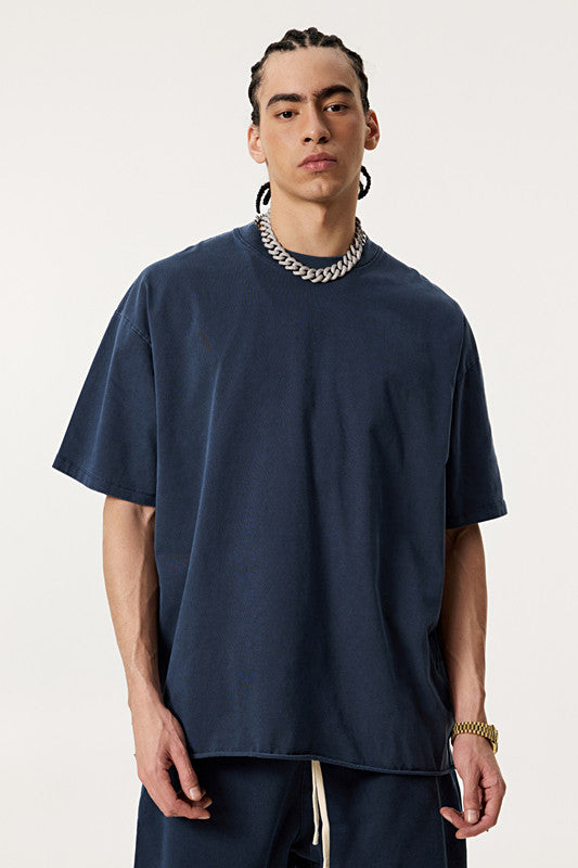 275GSM Pigment Dyed Distressed Tee