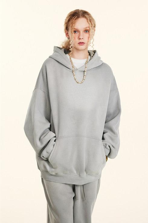332GSM Gradient Sprayed Fleece Hoodie