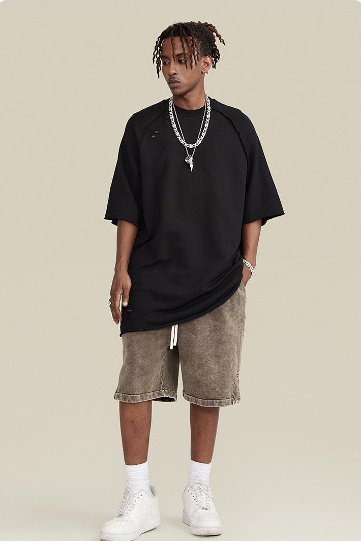 Washed Distressed Tee