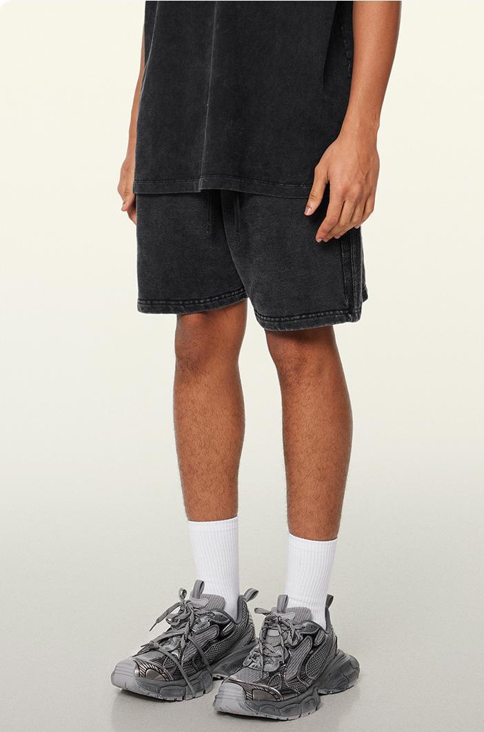 350GSM Pigment Dyed Side Stripe Short