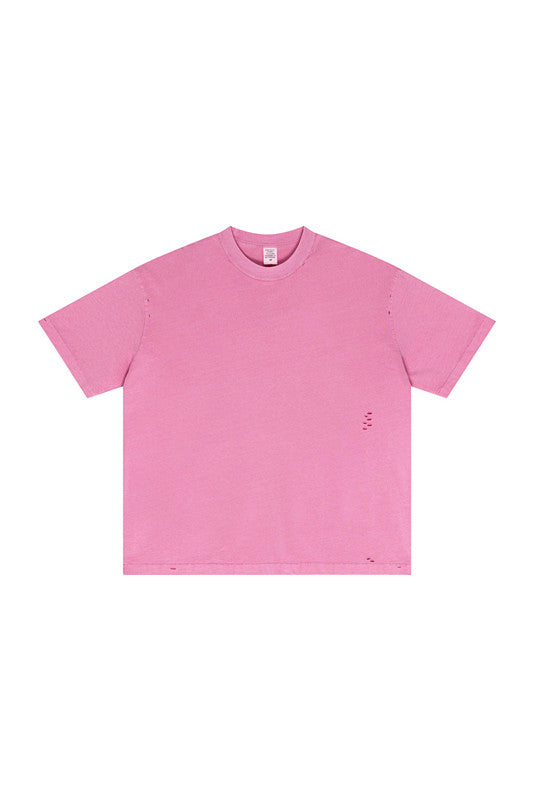 275GSM Pigment Dyed Distressed?Tee