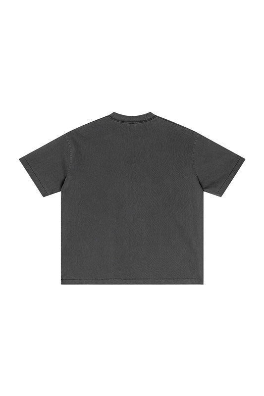 275GSM Pigment Dyed Distressed?Tee