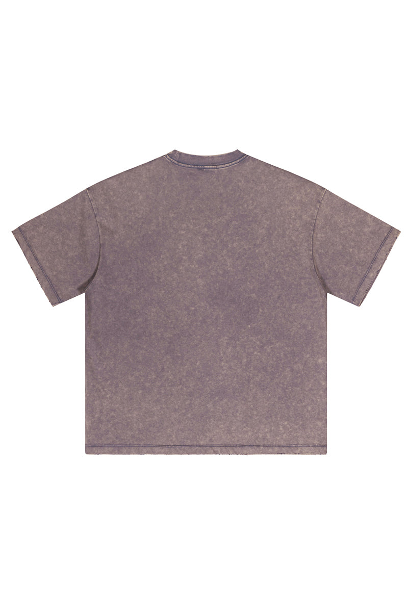 230GSM Distressed Washed Coolness Tee