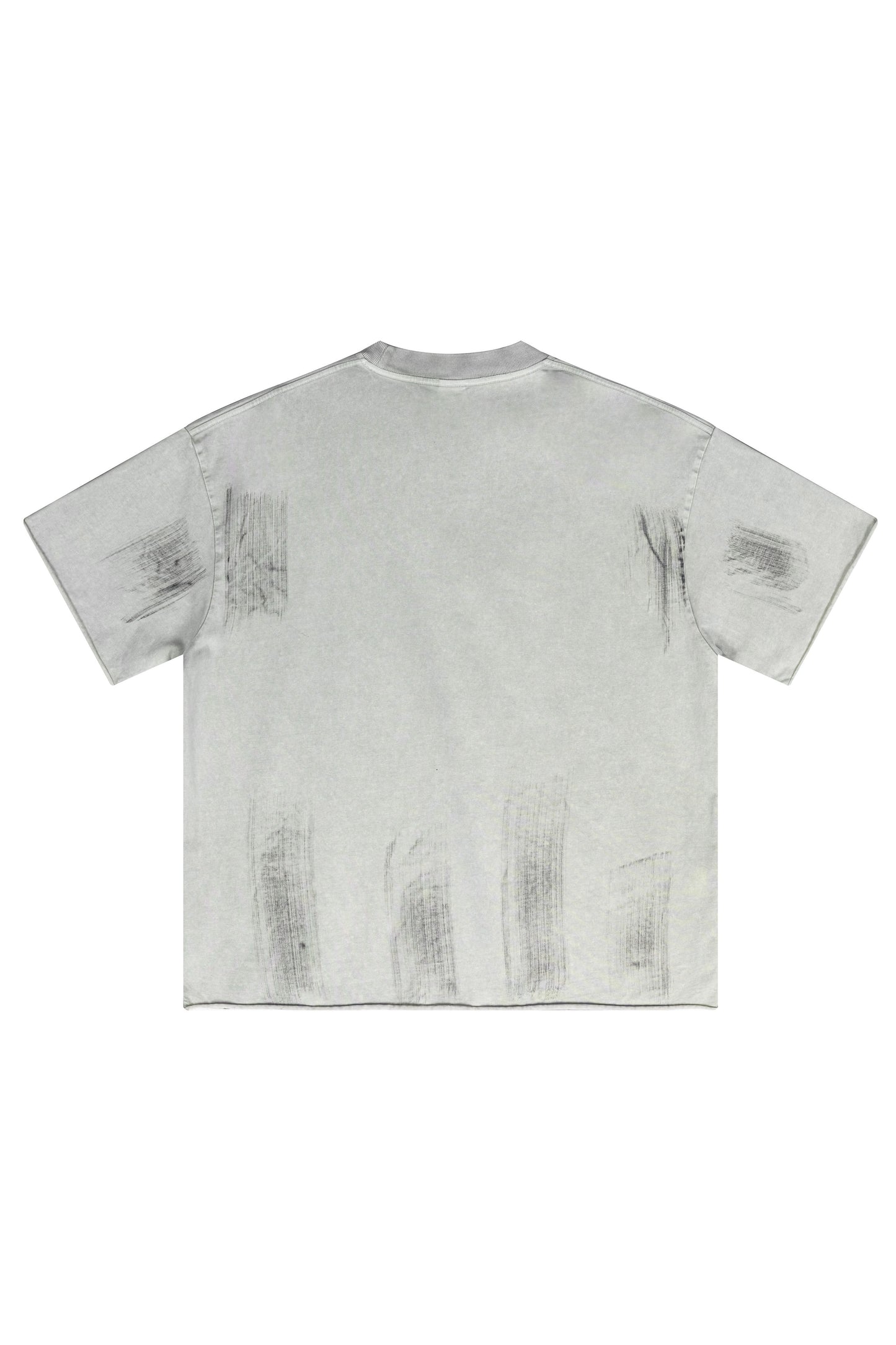310GSM Brush Dyed Washed?Tee