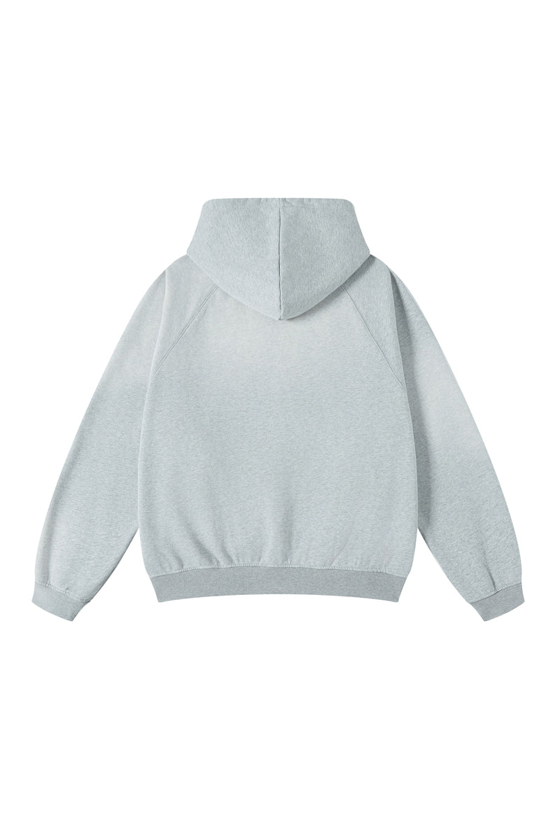Fleece Gradient Washed Hoodie
