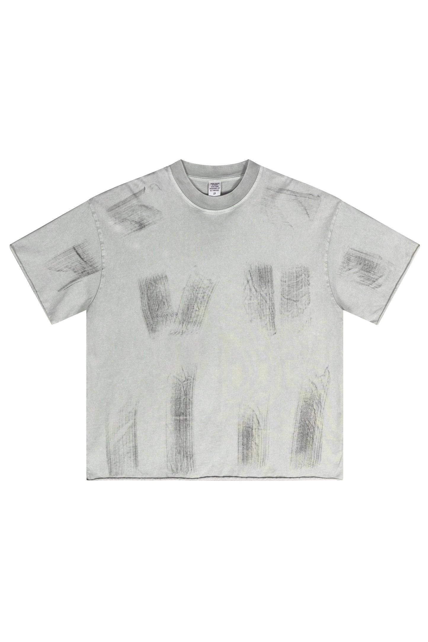 310GSM Brush Dyed Washed?Tee