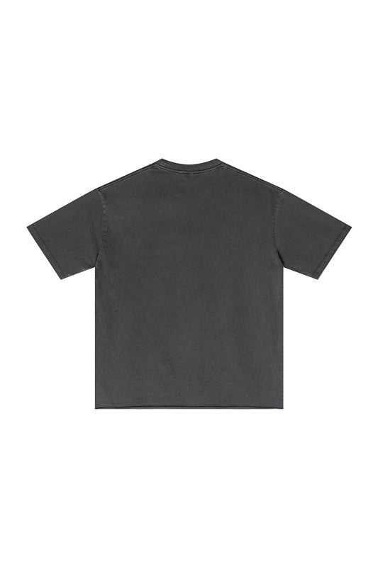 275GSM Pigment Dyed Distressed Tee