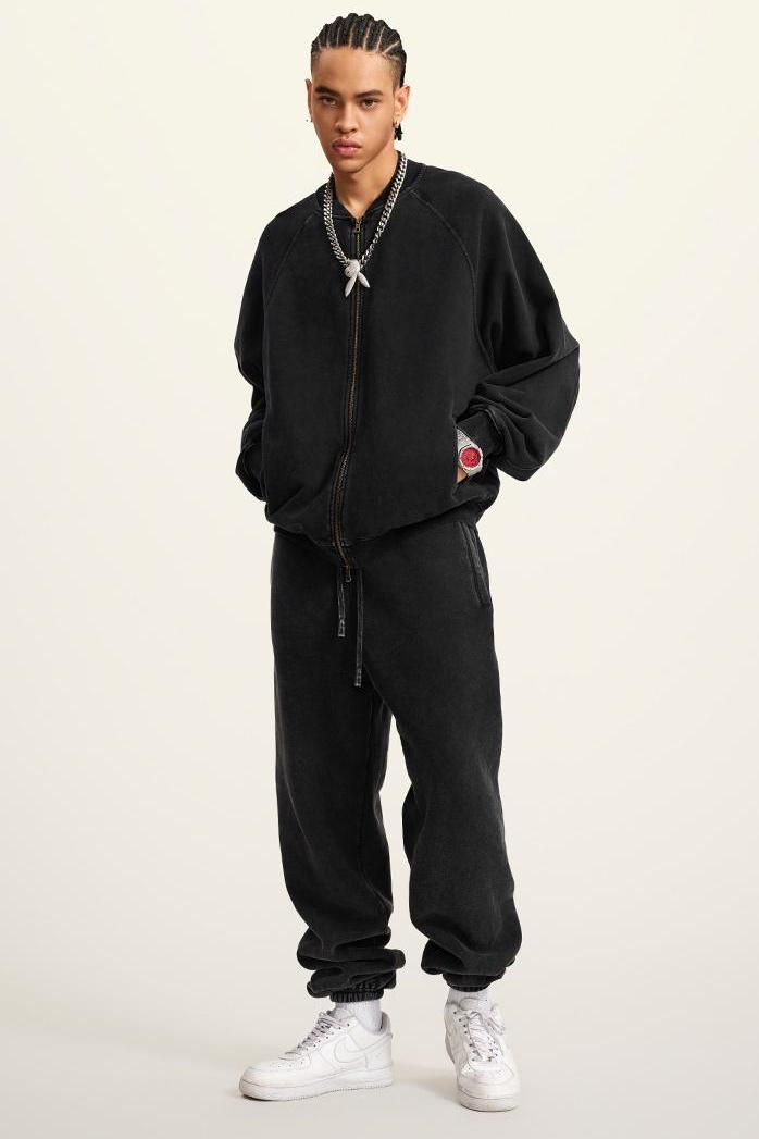 Pigment Dyed Track Jacket