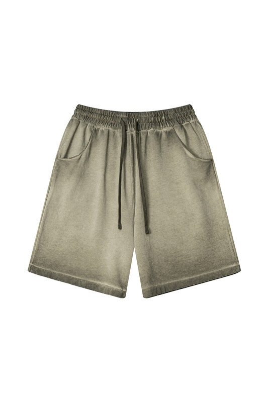310GSM Gradient Washed Distressed Short