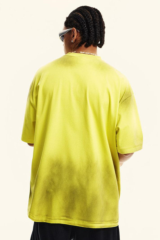 230GSM Sorona Material Dirty Effect Tee