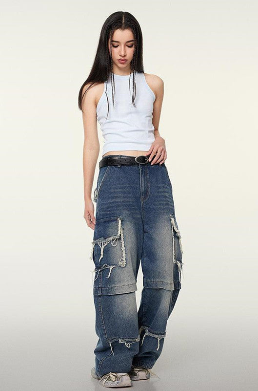 235GSM Washed Out Crop Vest