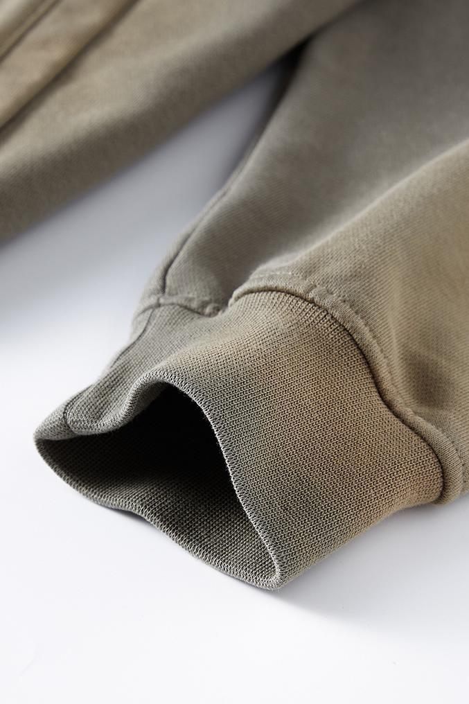 Fleece Gradient Washed Hoodie