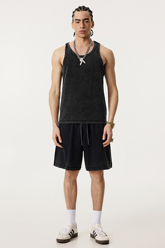 315GSM High Weight Washed Out Vest