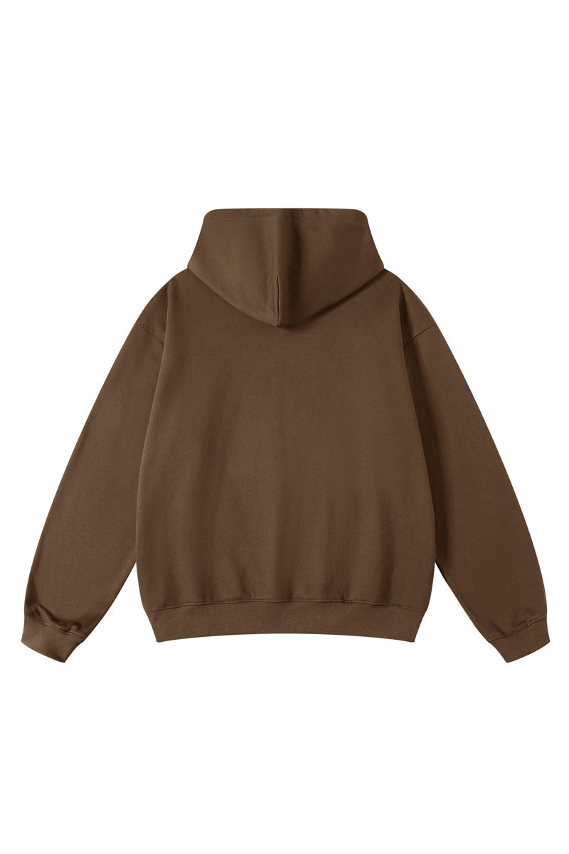 445G Solid Basic Hoodie