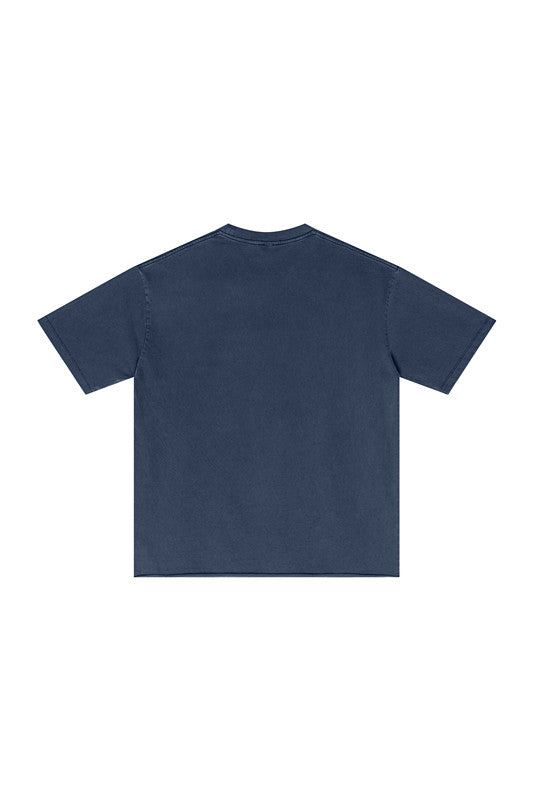 275GSM Pigment Dyed Distressed Tee