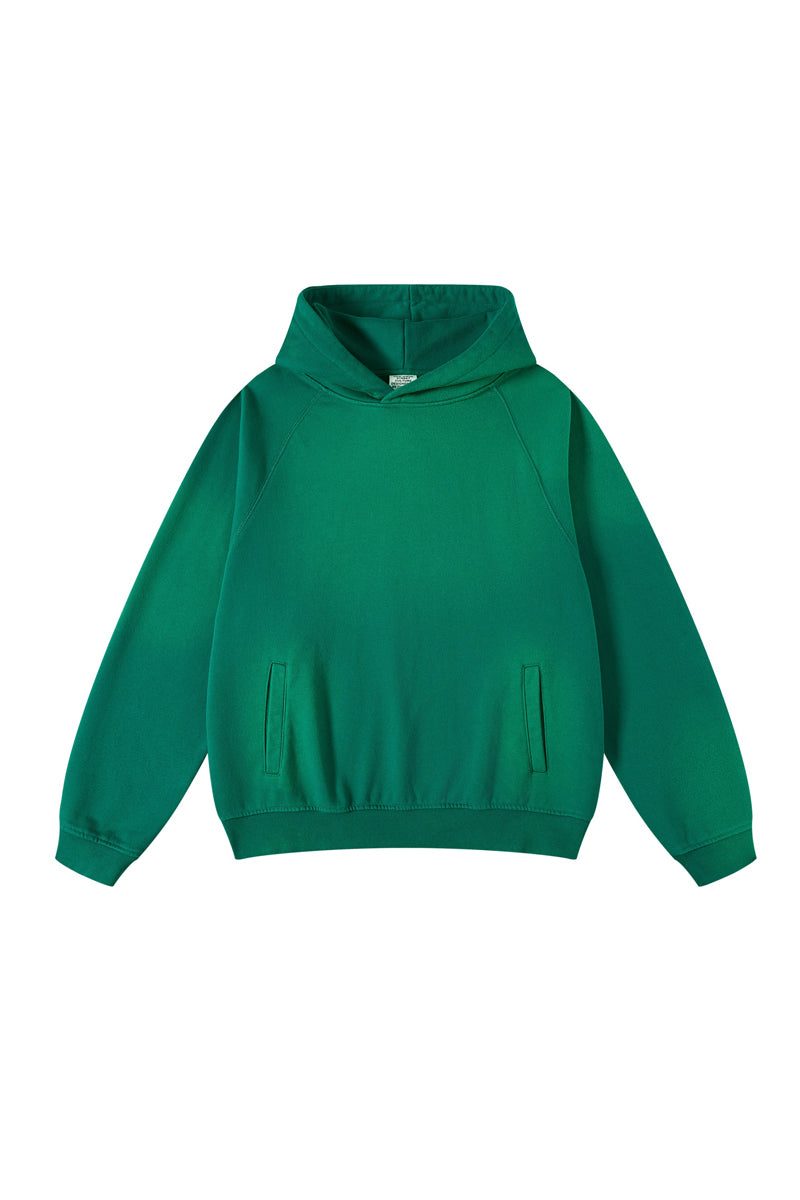 Fleece Gradient Washed Hoodie