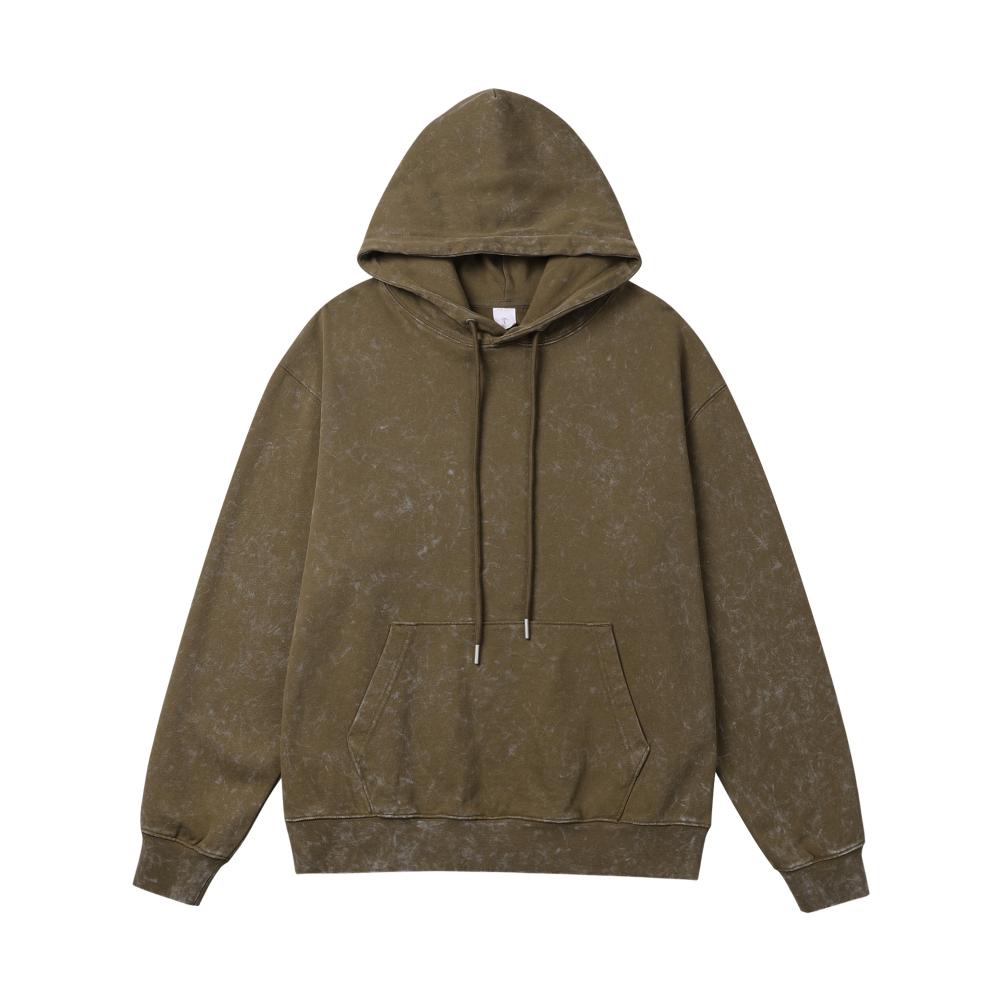 430 GSM 100% Cotton Washed Hoodies Customized Hoodies