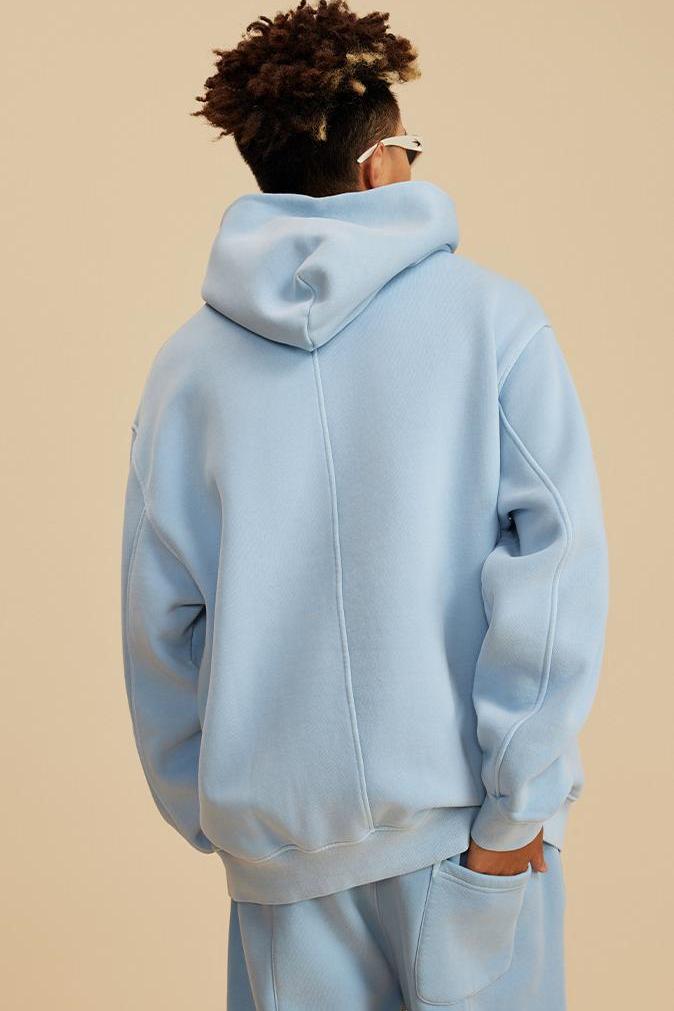 355G Washed Fleece Hoodie