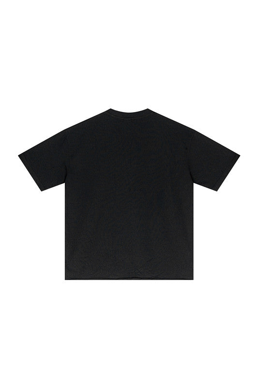 275GSM Pigment Dyed Distressed Tee