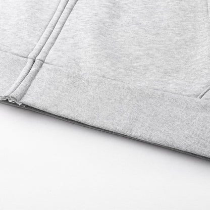 430 GSM Lined Hoodie Customized Cardigan Zipper Hoodie