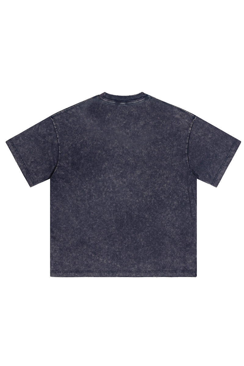 230GSM Distressed Washed Coolness Tee