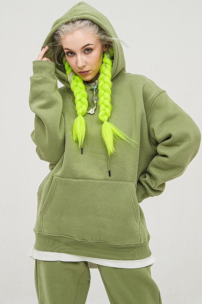 345G Basic Fleece Hoodie