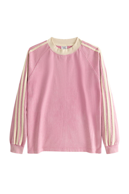 Kids Washed Stripe Crew