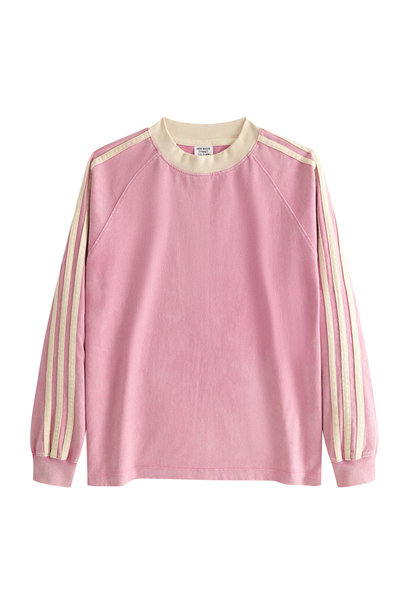 Kids Washed Stripe Crew