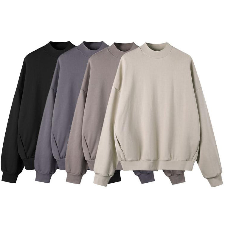 600 GSM 100% Cotton Sweater Customized Sweater