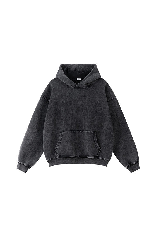 100% Cotton 380GSM Washed  Hoodie