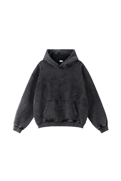 100% Cotton 380GSM Washed  Hoodie