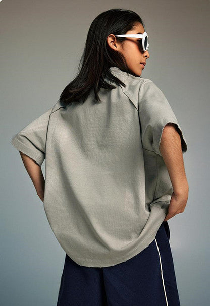 Kids 305GSM Brush Dyed Distressed Tee