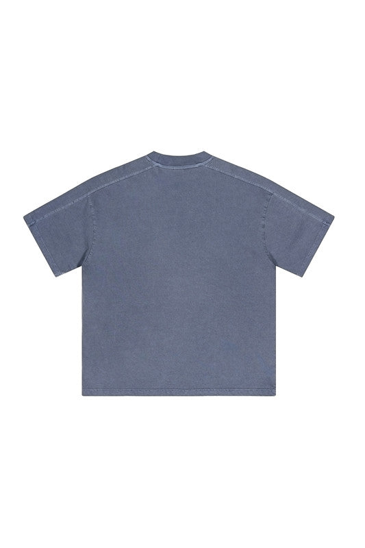 310GSM Patchwork Washed Out Tee