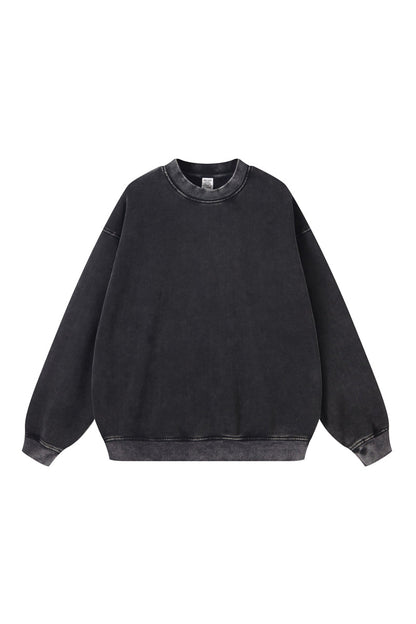 355G Washed Fleece Crew