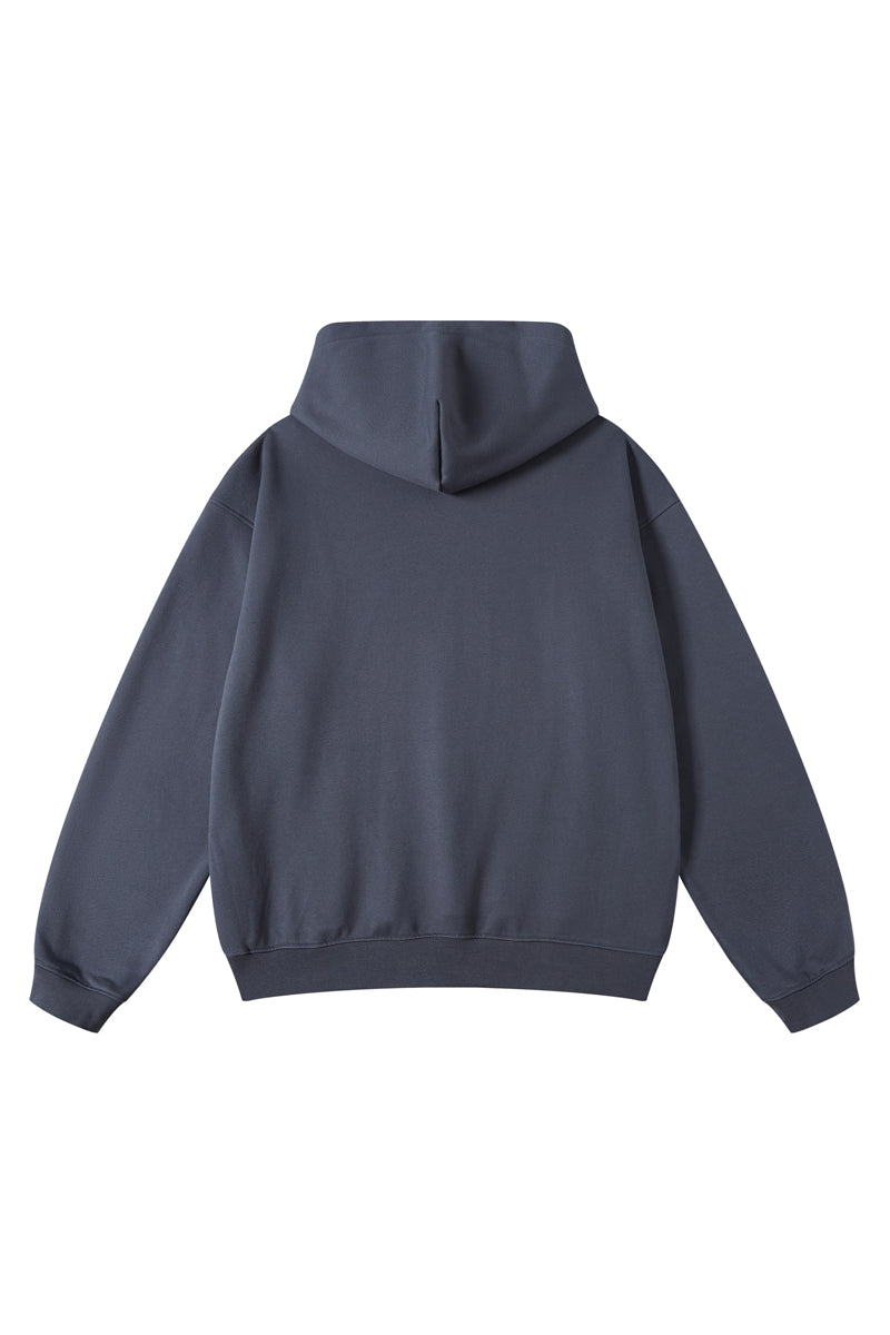 445G Solid Basic Hoodie