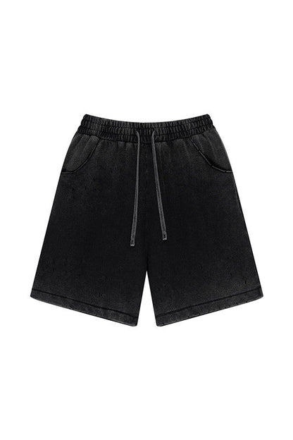 310GSM Gradient Washed Distressed Short