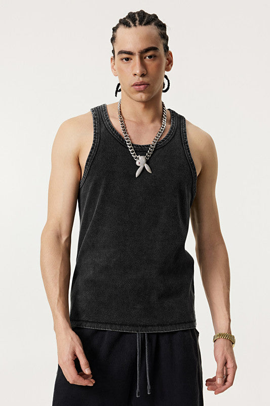 315GSM High Weight Washed Out Vest