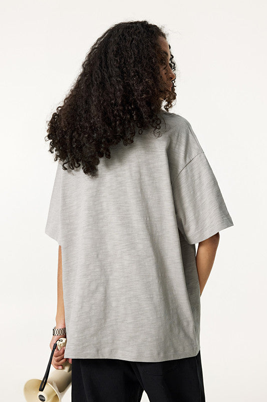 Slub Cotton 190GSM Solid Color Tee