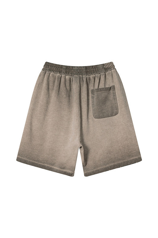310GSM Gradient Washed Distressed Short