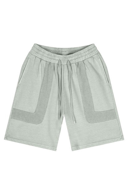 350GSM Washed Patchwork Short