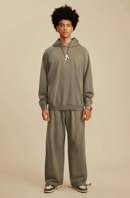 Fleece Gradient Washed Hoodie