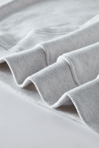 Contrast Sleeve Fleece Hoodie