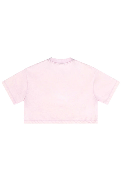 235GSM Pigment Dyed Crop Tee