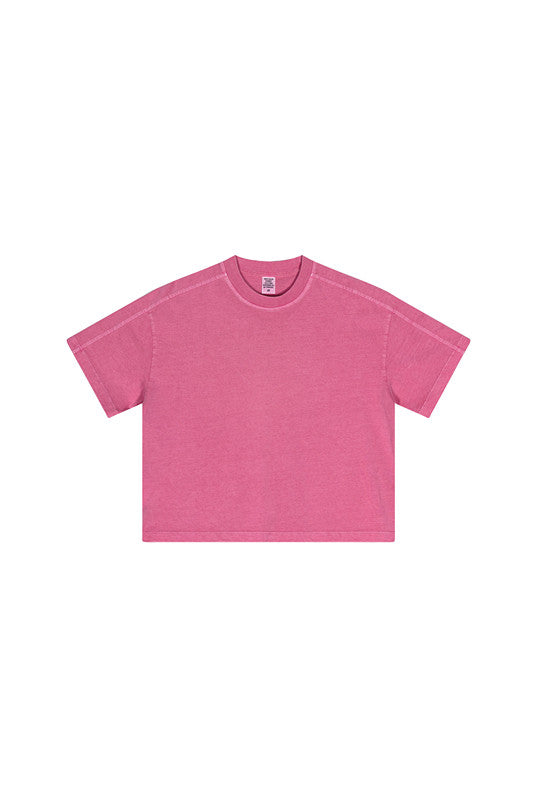 Kids 250G Side Stripe Washed Tee