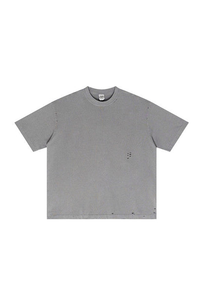 275GSM Pigment Dyed Distressed?Tee