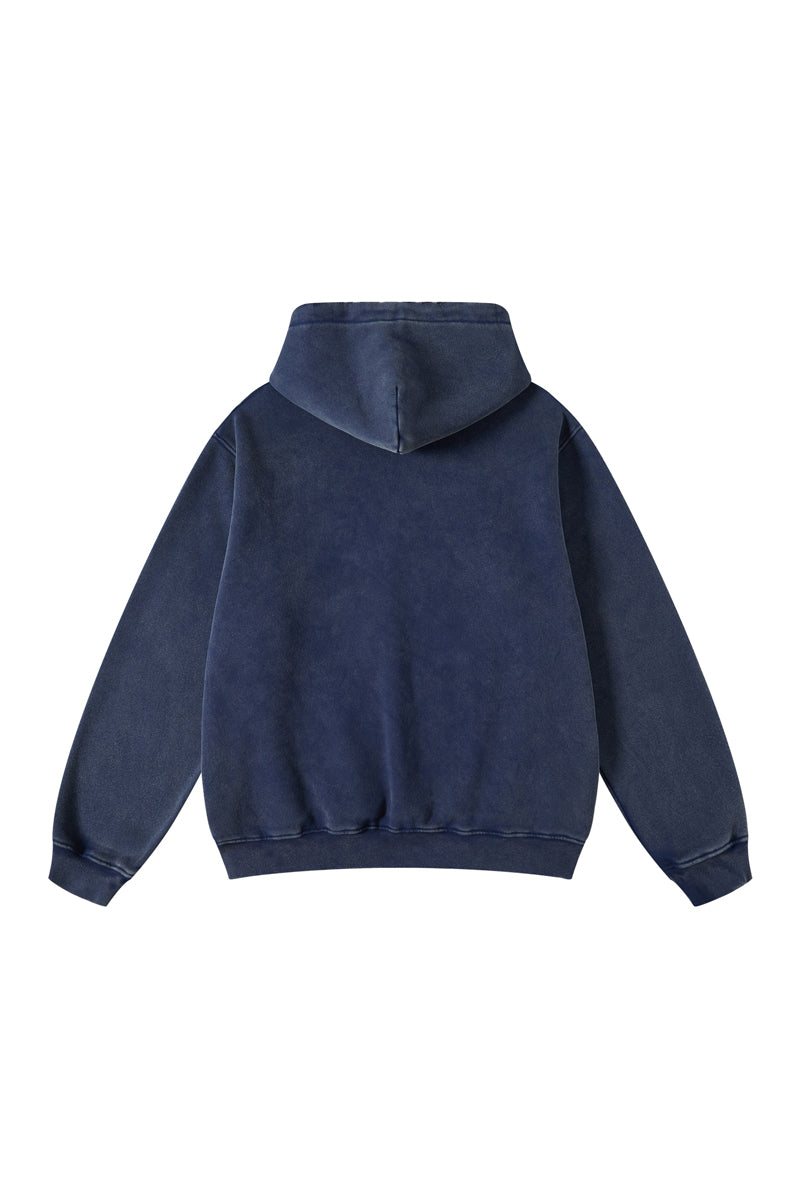 Pigment Dyed Fleece Hoodie