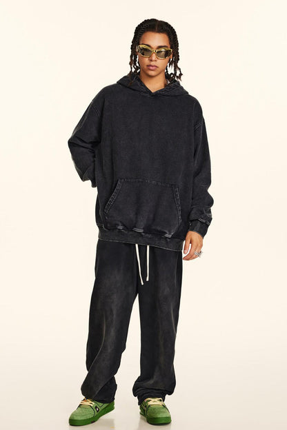 450GSM High Weight Washed Hoodie
