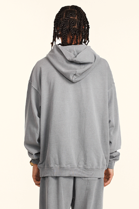 100% Cotton 380GSM Washed  Hoodie