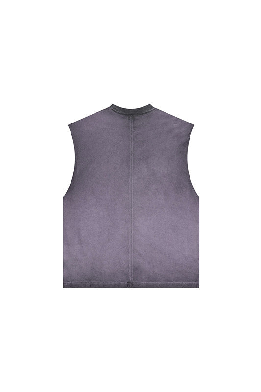250GSM Washed Out Gradient Muscle Tee